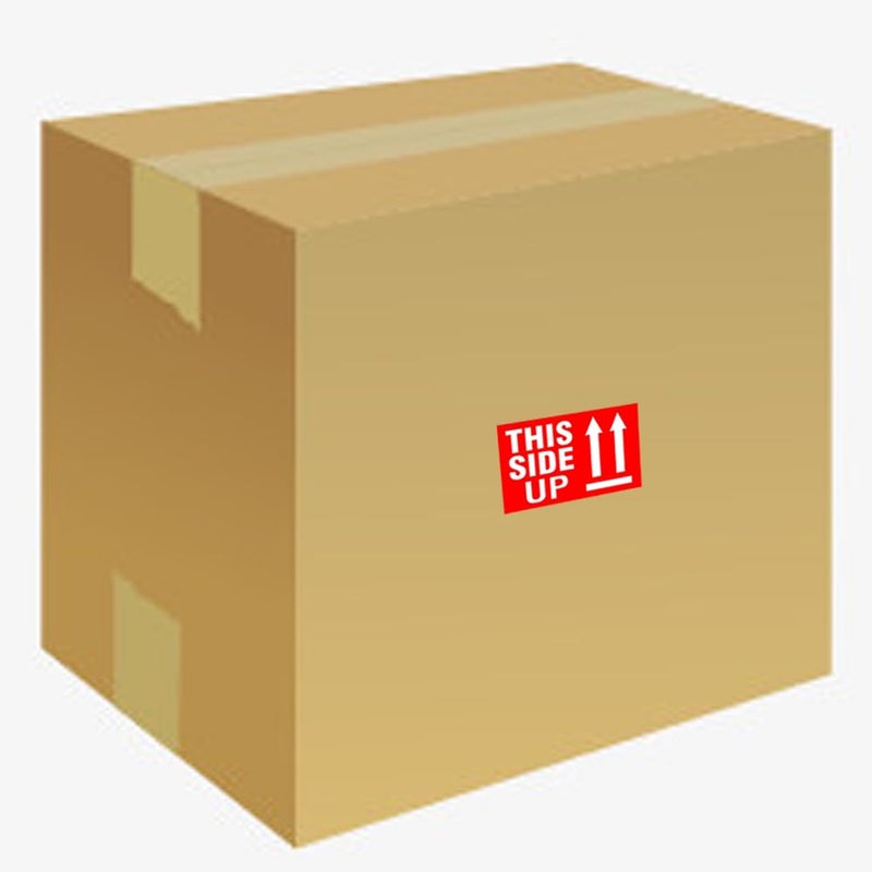 Top label 300 Pcs This Side Up Warning Stickers for Shipping and Packing - 2" X 3" Permanent Adhesive Labels,Warning Shipping Label,Roll - Image 4